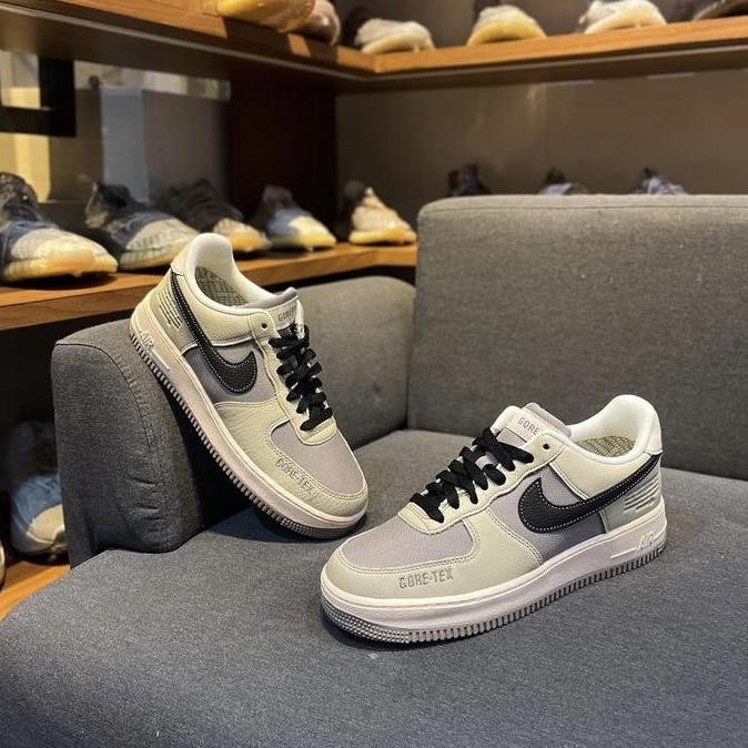 Grosir Air Force 1 Gore-Tex Olive Black Moon Fossil (Not Jordan Dunk) - 100% Authentic Original Guar