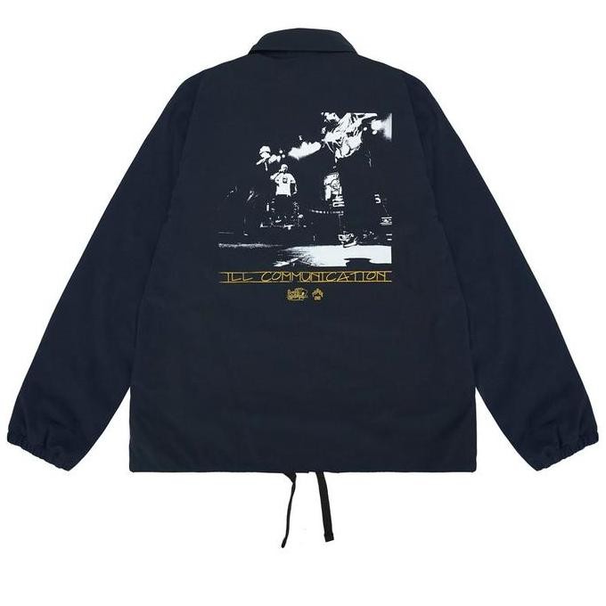 Murah Three2Nd X Beastie Boys Jaket Coach Pria Regular Fit Ill Communication 050225 - M