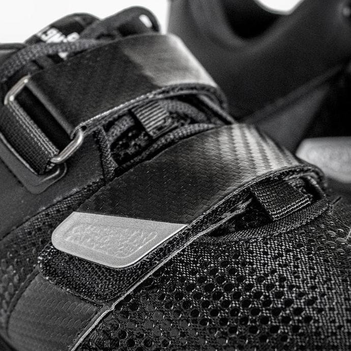 Grosir Strength Shop Original Weightlifting Shoe Black Lifting Shoes Sepatu Squat Elevated Heels Pow