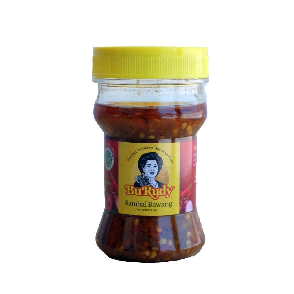 

Hot Sale Sambal Bawang Bu Rudy dengan kemasan 110gr ..