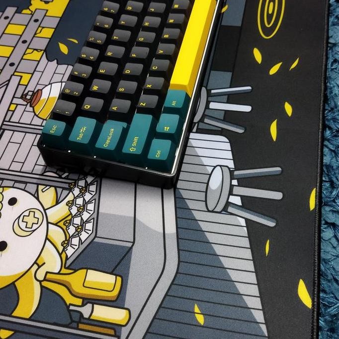 (Expert) Matsuzuka Deskmat 05 - Eclipse | GMK Botanical - Themed XXL Mousepad