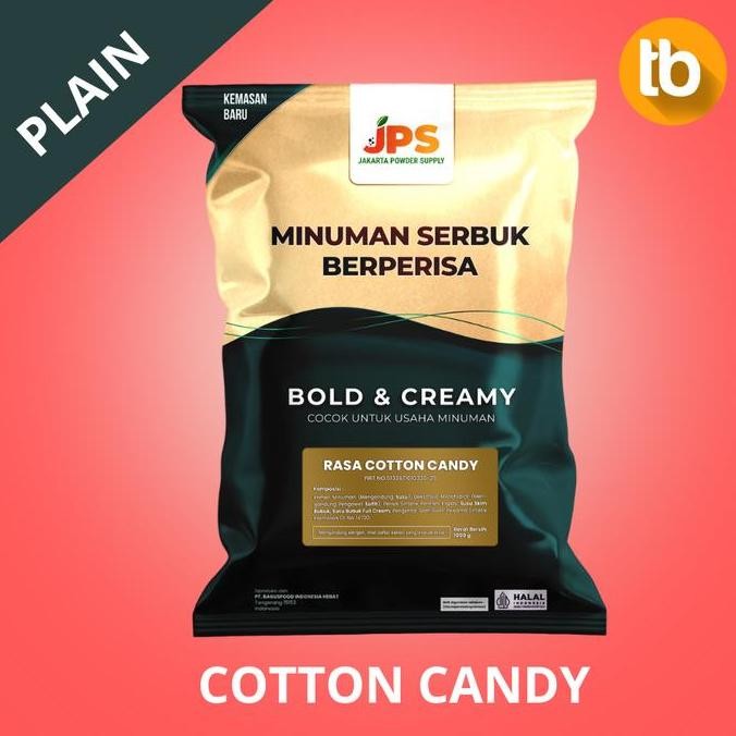 

Jps Bubuk Cotton Candy Plain (Bubuk Minuman Dan Makanan) Kualitas Terbaik Harga Termurah