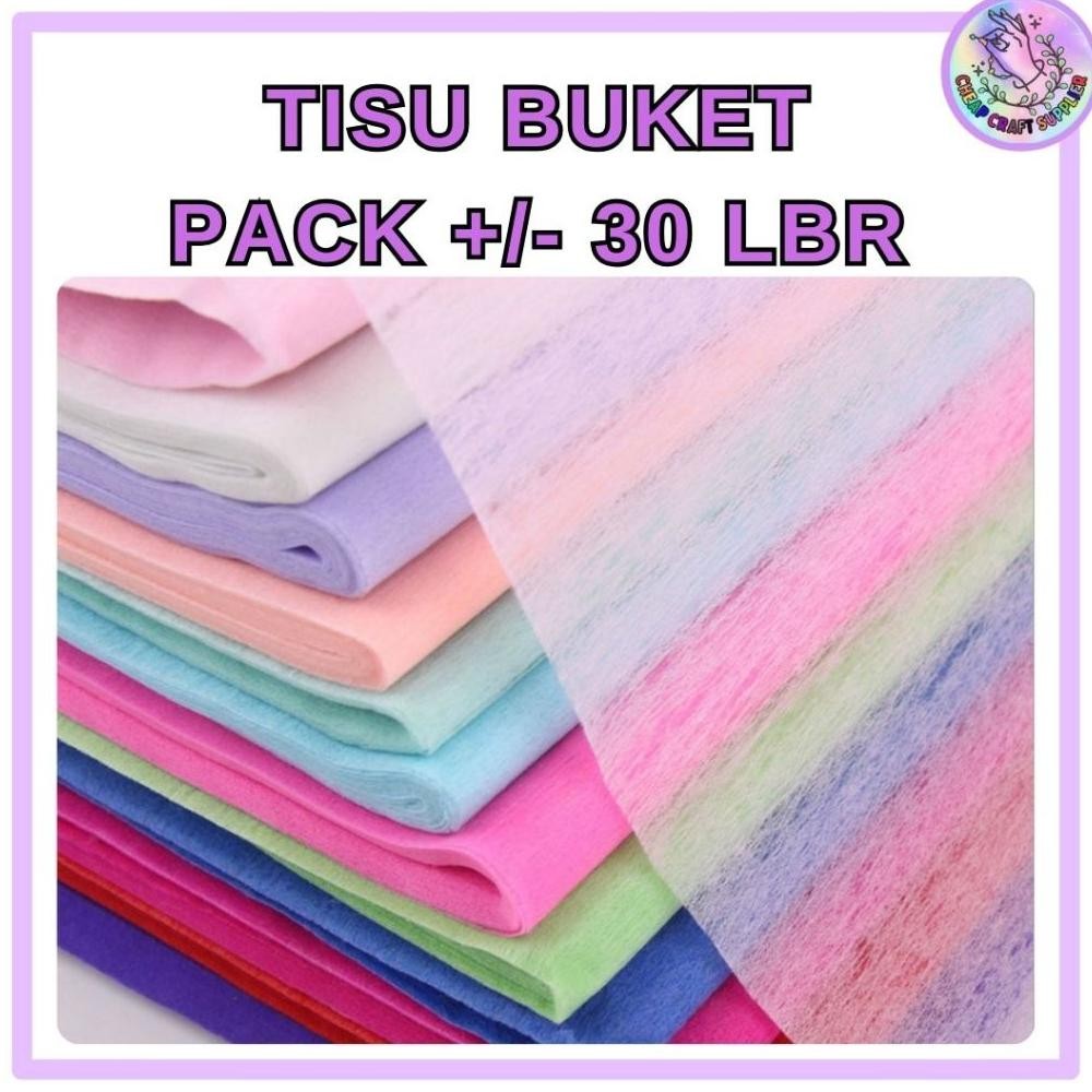 

[ 1 Pack ] Kertas Tisu Buket Bunga / Tissue Cotton Paper Flower aSt