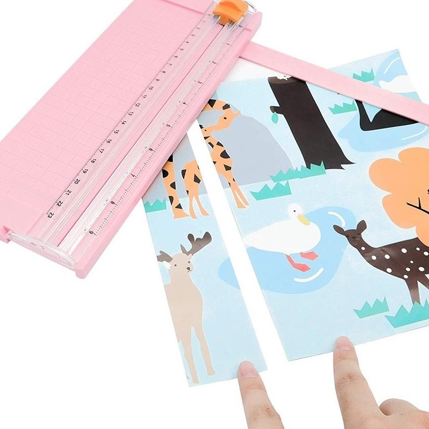 

Fp Alat Pemotong Kertas Portabel R Cutter Trimmer Alat Potong Kertas A4 Scrapbooking Cutting Machine Precision Diy Craft Photo R Cutter Die Cutting Mat Machine Trimmer