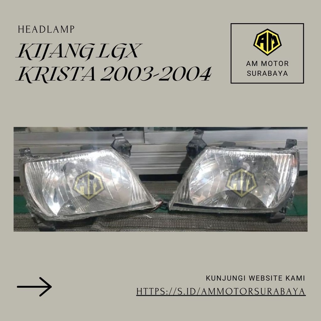 Headlamp KIJANG LGX / KRISTA 2003-2004