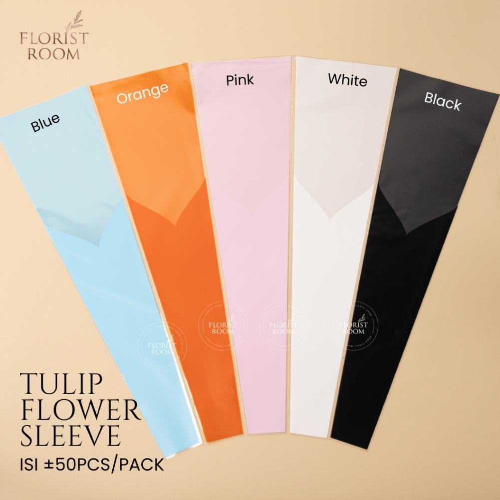 

Tulip Flower Sleeve 50pcs/Pack - Kantong Bunga aSt