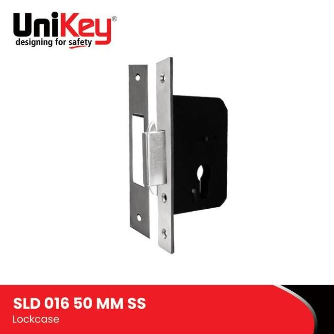 Unikey Stainless Sliding Lockcase Sld 016-50Mm Sn