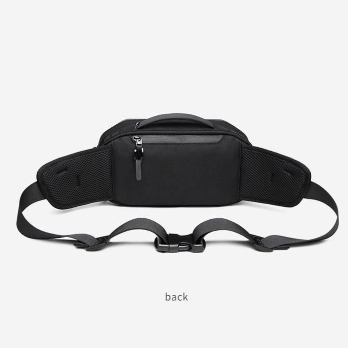 Ut Ozuko Waist Bag #9500 - Tas Slempang Pria Pinggang Waistbag Slingbag