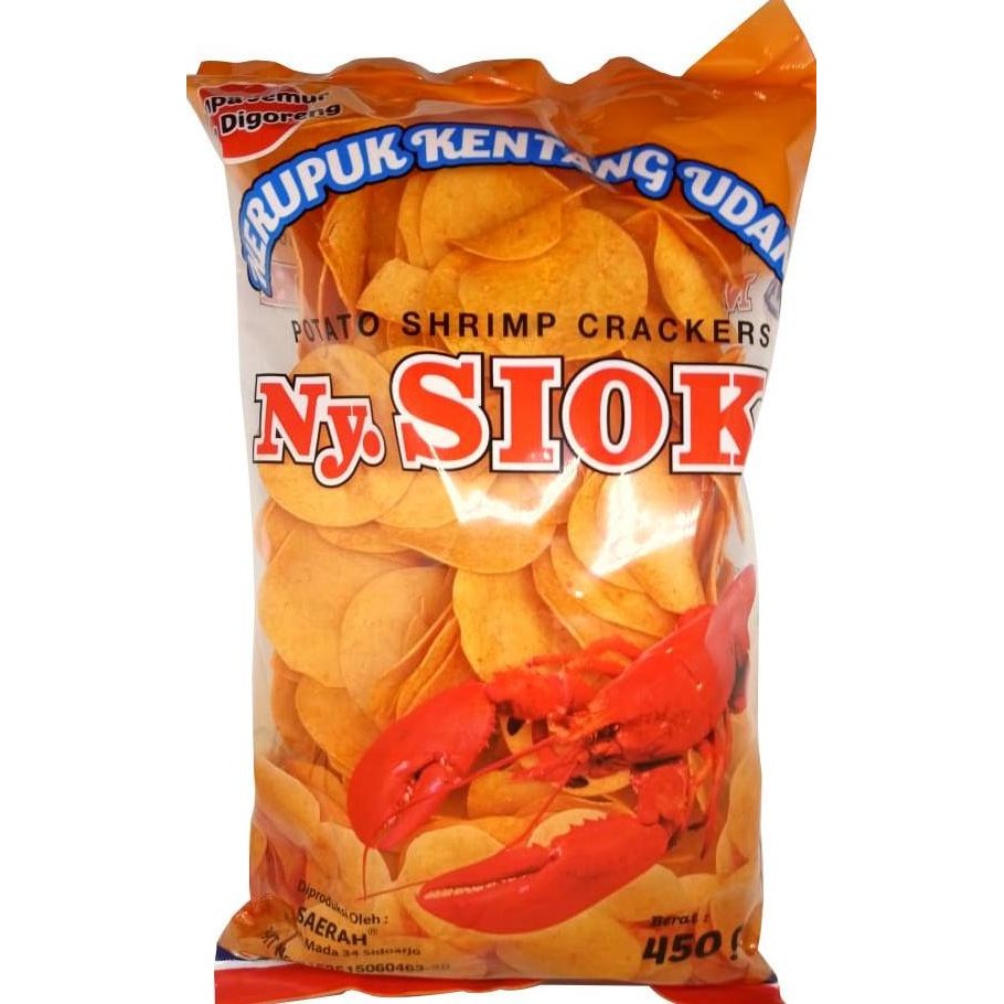 

(Allthebest) Kerupuk / Krupuk Udang Kentang Mentah Ny Siok 450gr - TanlimFood