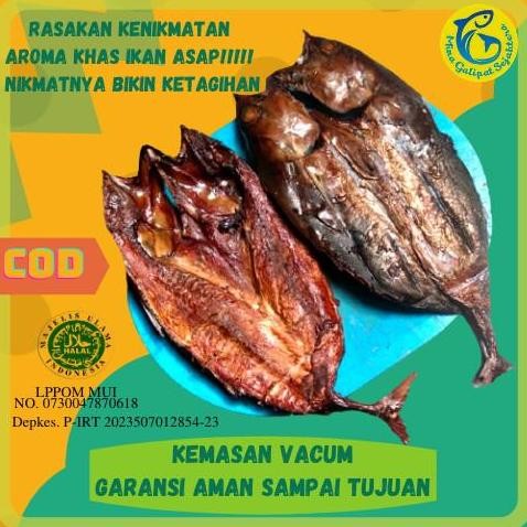 

(Allthebest) IKAN ASAP CAKALANG FUFU PANGGANG INSTAN kemasan vacum berat segar 800