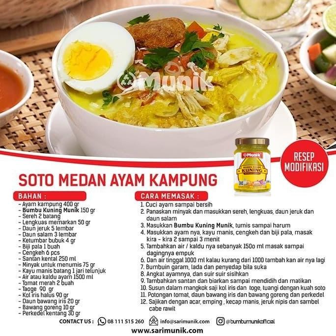 

Promo Bumbu Munik Dasar Kuning 1000G - Bumbu Dasar Kuning Serbaguna Ayam/Ikan