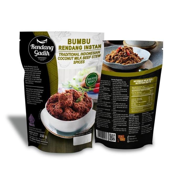 

Promo Rendang Gadih 250G - Bumbu Rendang Instan Siap Pakai Otentik Padang