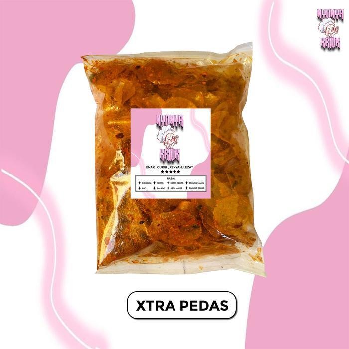 

CCF KERIPIK KACA 1KG Cemilan by Nyonya Kriuk Kripca Kripik