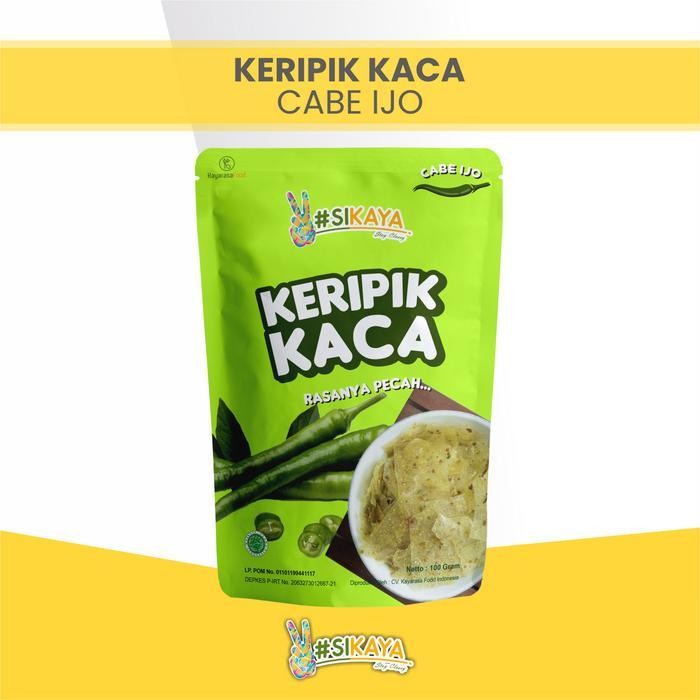 

CCF Keripik Kaca Cabe Ijo SIKAYA