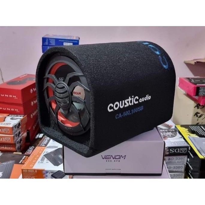 SUBWOOFER AKTIF 10INCH TABUNG