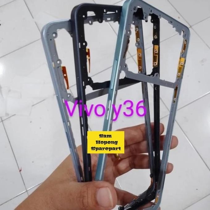 Bazel Bezel Tulang Tengah Casing Compatible Vivo Y36 MURAH