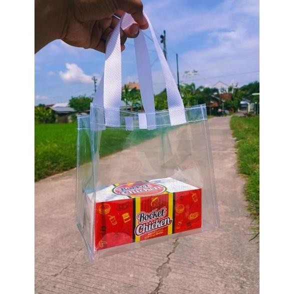 

Ready Tas Hampers Mika Bening Transparan 10 Pcs P20xL15xT20 Kotak Nasi KFC Styrofoam