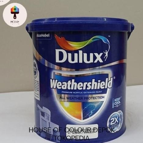 TERBARU - DULUX WEATHERSHIELD 20 LTR/CAT TEMBOK LUAR/CAT TEMBOK EKSTERIOR/CAT TEMBOK LUAR ANTI LUMUT