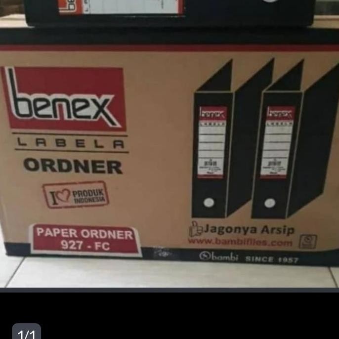 

Promo Ordner Benex Folio F4 7Cm Per Dus Isi 12 Pcs