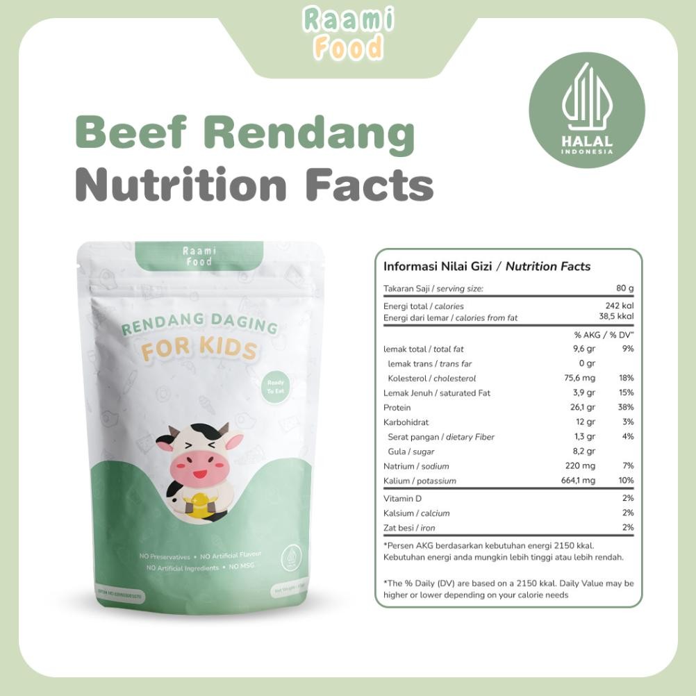 

Raami Food - Paket Berdua 1 Rendang Ayam Suwir Dan 1 Rendang Daging Suwir Tidak Pedas No Msg Terbaru