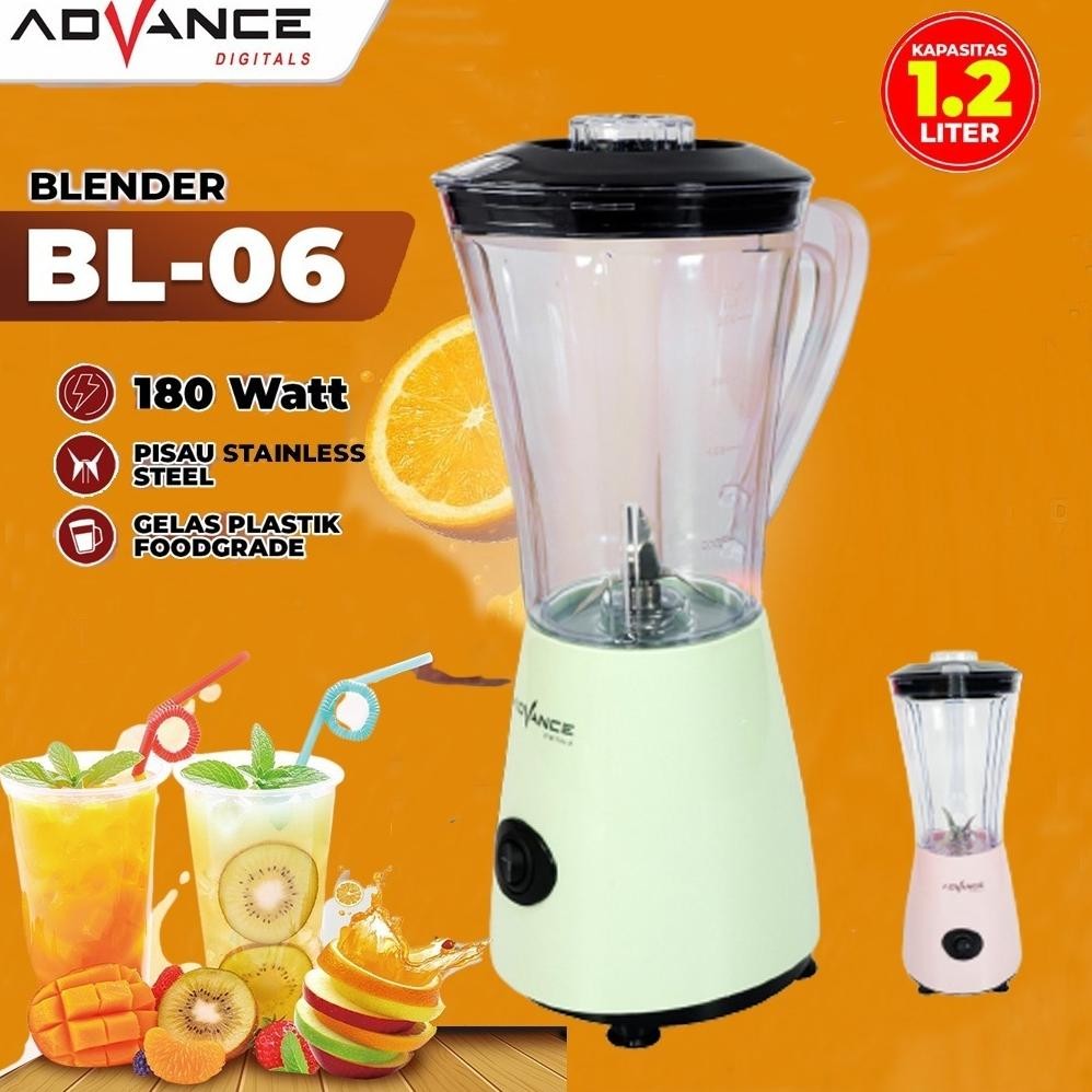 KUALITAS TERBAIK- Advance Blender BL06 / Blender Jus - Blender Buah Warna Pink dan Hijau / blender j