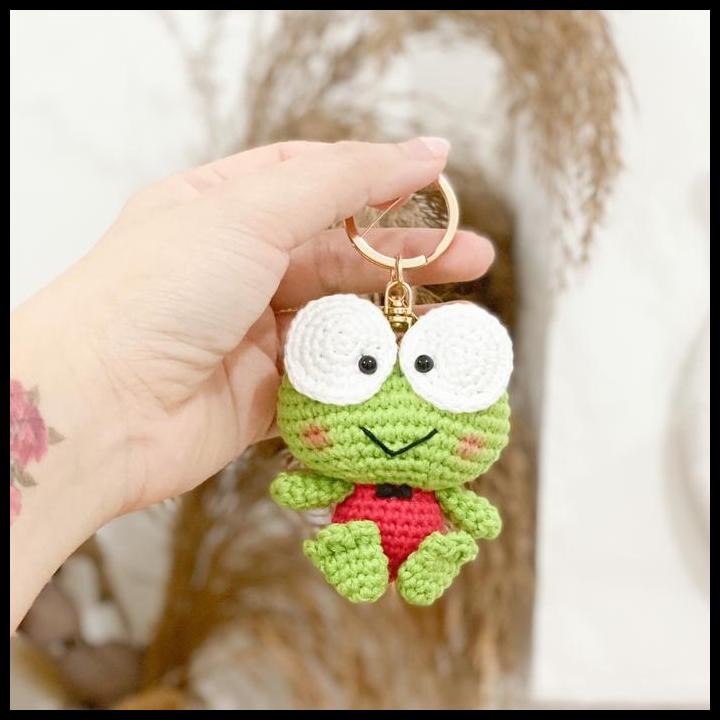 Promo Keroppi Amigurumi - Boneka Rajut Sanrio
