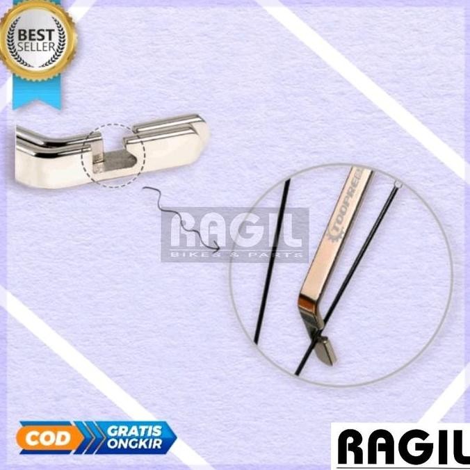 JUGIL BAN LUAR SEPEDA TOOPRE BESI CHROME CONGKEL CUKIT PEMBUKA PELEPAS PASANG BAN TIRE LEVER CONGKEL