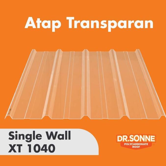 ATAP TRANSPARAN / DR. SONNE XT1040 / SPANDEK TRANSPARAN / POLYCARBONAT ORIGINAL DAN TERPERCAYA