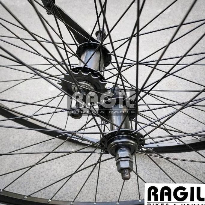 WHEELSET UNITED 700C 700 DOLTRAP SEPEDA FIXIE P ROAD BIKE RODA JADI VELG RIMS RIM ALLOY BEARING 32H 