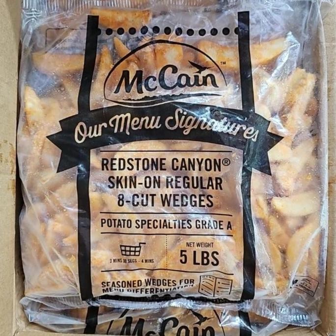 

Kentang Mccain Spicy Wedges Fries 2,5 Kg Pasti Ori
