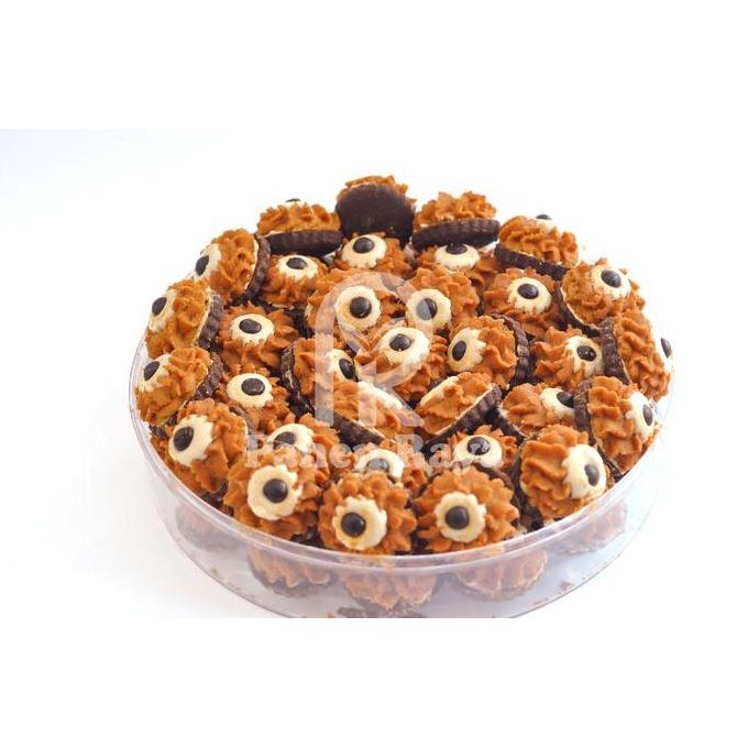 

Semprit Mocca Vanila Coklat Mata 1 PR Toples - Kue Kering Lebaran Natal Stok Terbatas