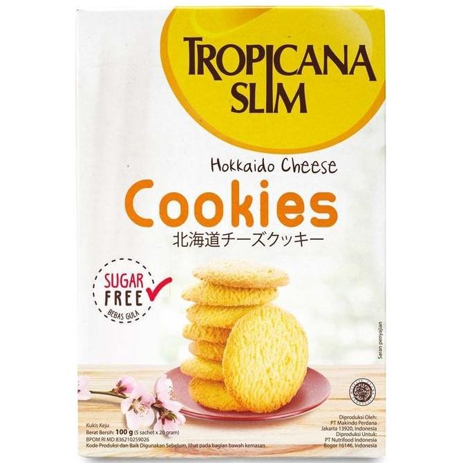 

Tropicana Slim Hokkaido Cheese Cookies 100gr Sugar Free Snack Sehat Stok Terbatas