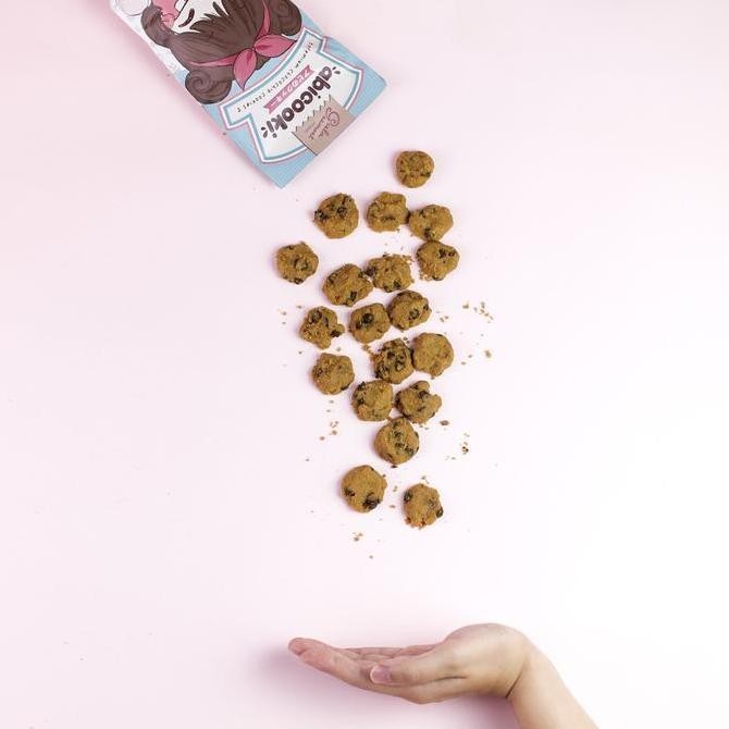 

Choco Chips Cookies ABICOOKI Premium Kukis Coklat Chip Spesial Stok Terbatas