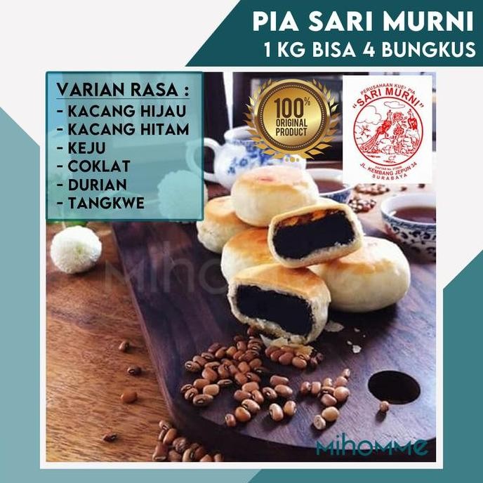 

Kue Pia Sari Murni Surabaya - Cemilan Snack Bakpia Roti Khas Stok Terbatas