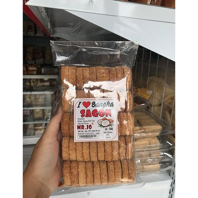 

Kue Sagon Panggang Bulat Mr Jo I Love Bangka Isi 50 Asli Bangka Stok Terbatas