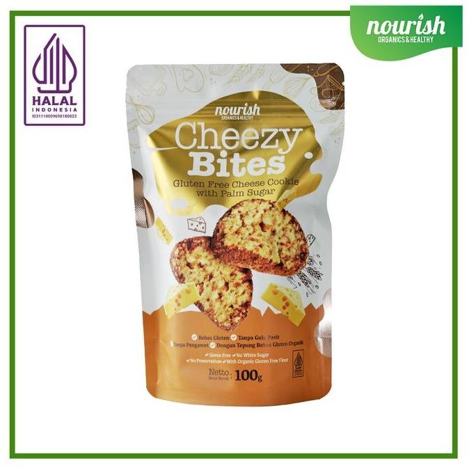 

Cheezy Bites Gluten Free Cheese Cookies Sehat 100gr Stok Terbatas