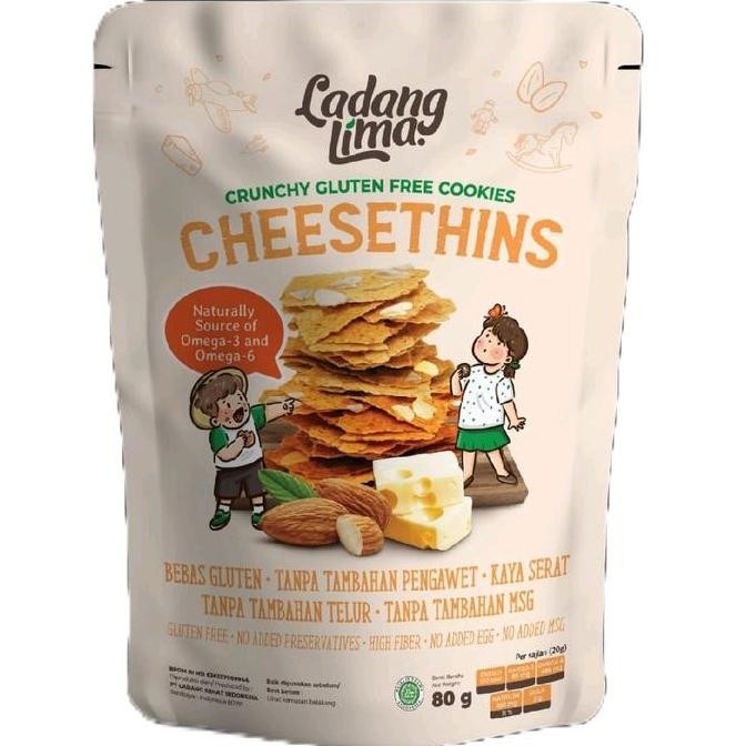 

Cheese Thin Cookies Ladang Lima - Kukis Keju Cemilan Halal Stok Terbatas