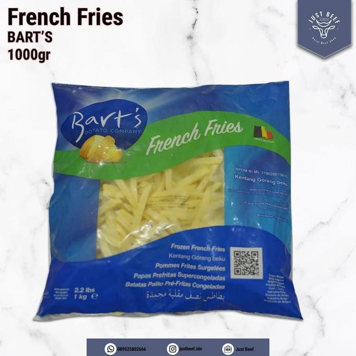 

Kentang Import Premium - Barts Shoestring Cut French Fries 1Kg Pasti Promo