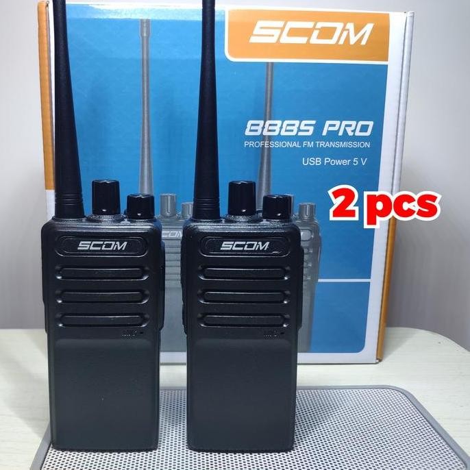 Promo Ht walkie talkie walkie talky scom 888s pro UHF support Usb charging COD