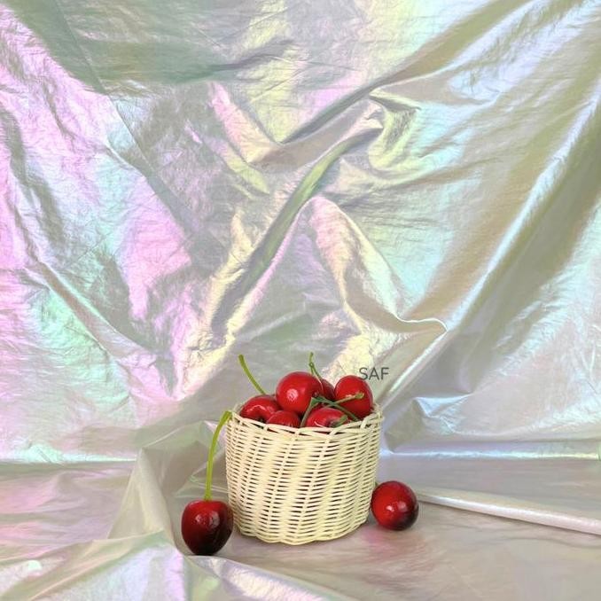 Kain Backdrop Reflektif Hologram - Napkin Props Photography