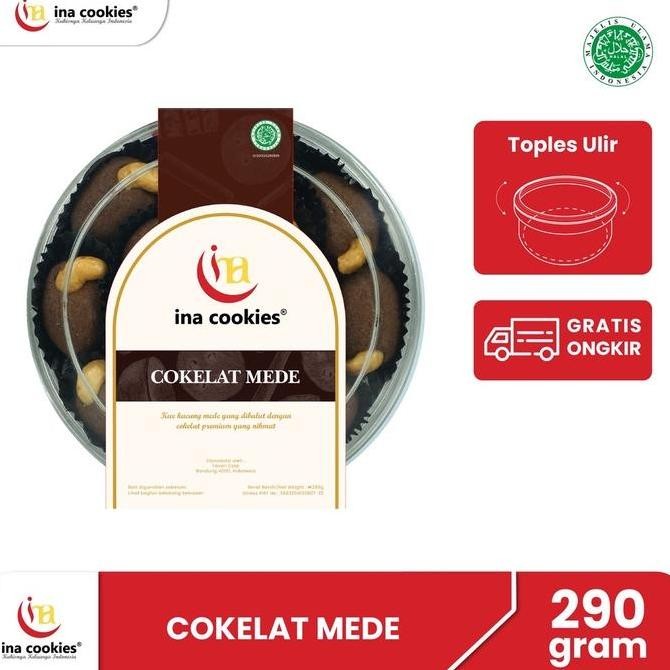 

Ina Cookies Reguler Coklat Mede - Kue Kering Coklat Kacang Mede Stok Terbatas