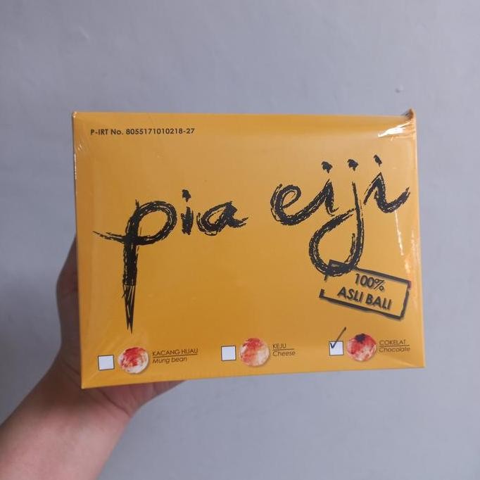 

Pia Eiji Rasa Coklat Khas Bali - Oleh-Oleh Indonesia Stok Terbatas