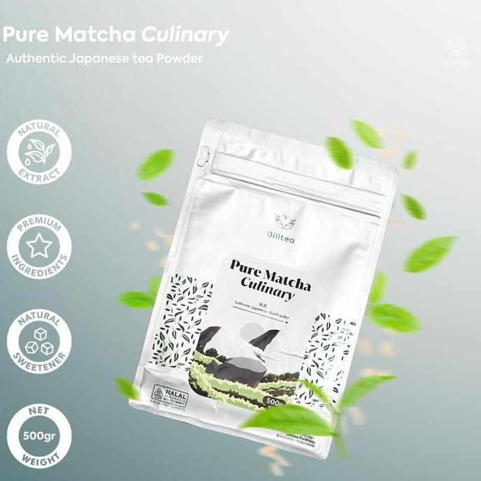 

Pure Matcha Culinary Import Japan 500Gram By Dilltea. Pasti Promo
