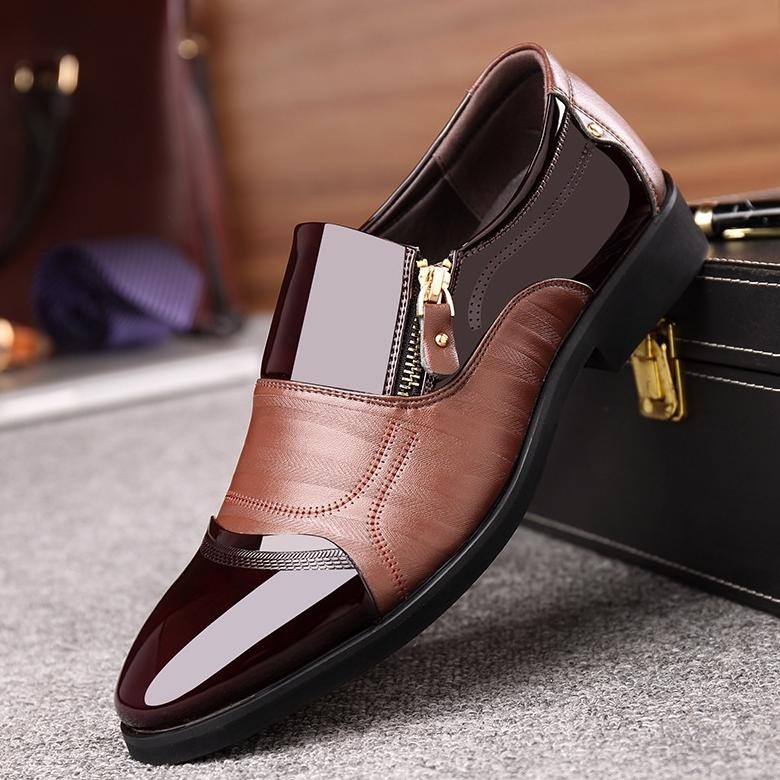 Limited - Sepatu pantofel pria pantofel hitam pria sepatu pantofel pria kulit kerja formal asli impo