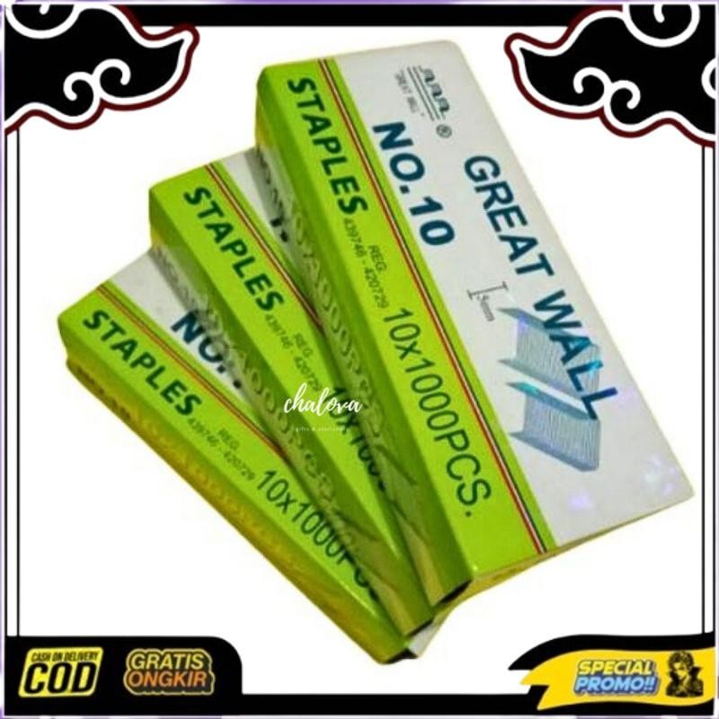 

Trending [Slop] Isi Stapler No 10 Great Wall / Isi Staples Kecil No 10 Gw / Isi Jepretan / Isi Hekter Isi 10 Pcs