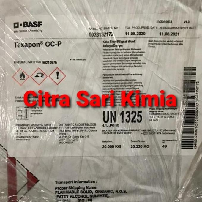 Sls Powder / Sodium Lauryl Sulfat Powder Ex Basf German 500Gram