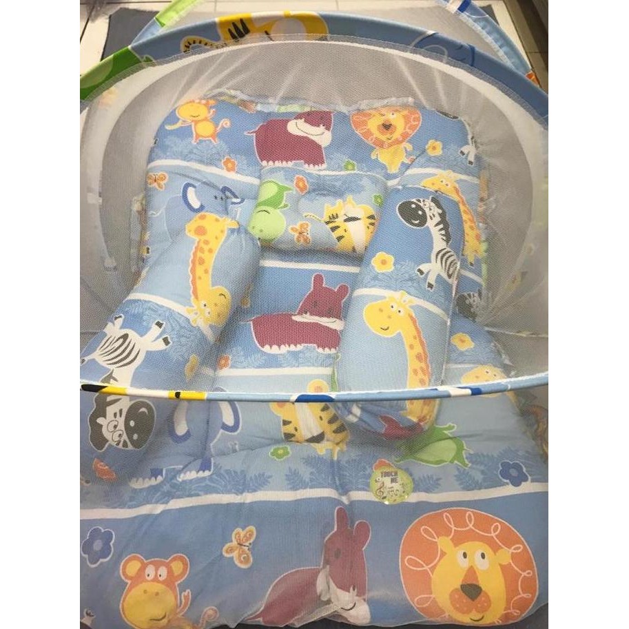 Kasur Kelambu Musik / Kasur Kelambu Bayi / Tempat Tidur Bayi