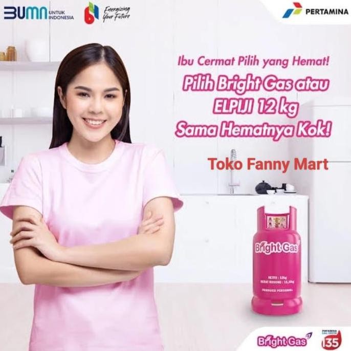 Bright Gas 5,5 kg  Tabung + Isinya