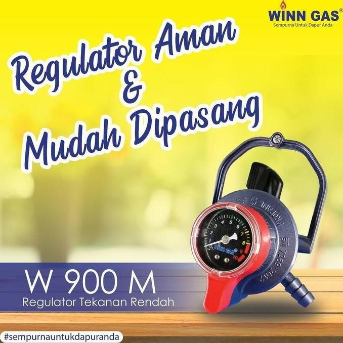 Regulator Kompor Gas W900M Winn Gas / Regulator W900M Winn Gas / Kepala Gas W 900 M Winn Gas / Regul