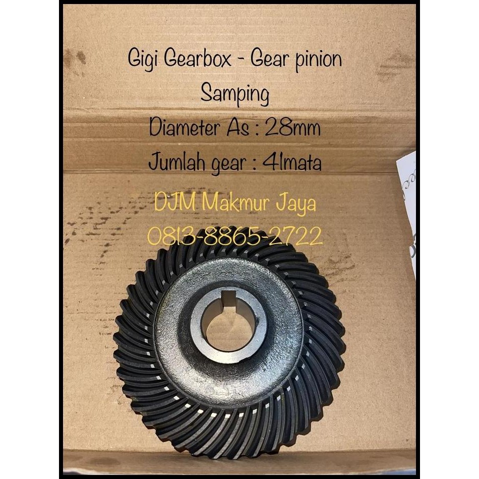 Gigi Gearbox bevel Samping- untuk gearbox actec,nanrong dll